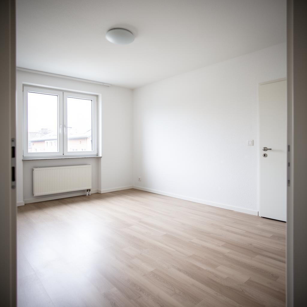 Nachher – besenrein übergebene Wohnung nach Entrümpelung