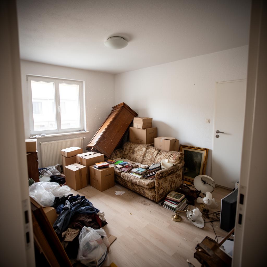 Vorher – Wohnung vor der Haushaltsauflösung